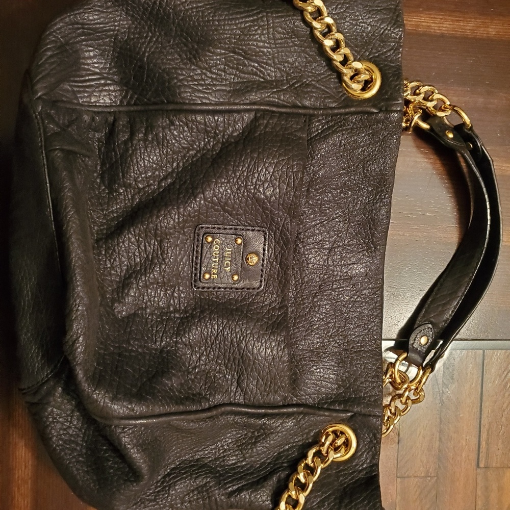 Juicy Couture Black Leather Handbag